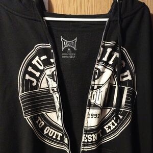 Tapout Black Jiu-Jitsu Zip-Up Hoodie